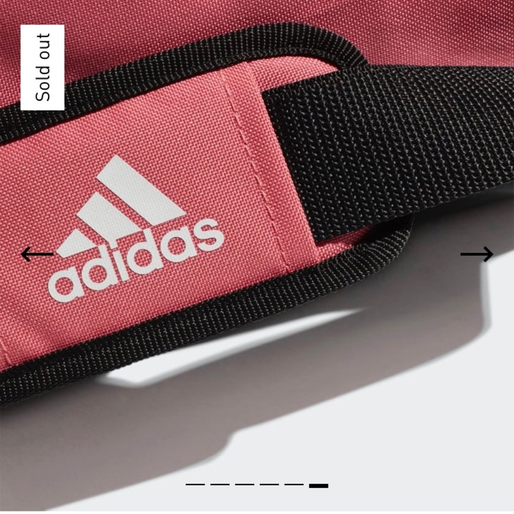 NEW Adidas Logo Duffel Bag BNWT XS